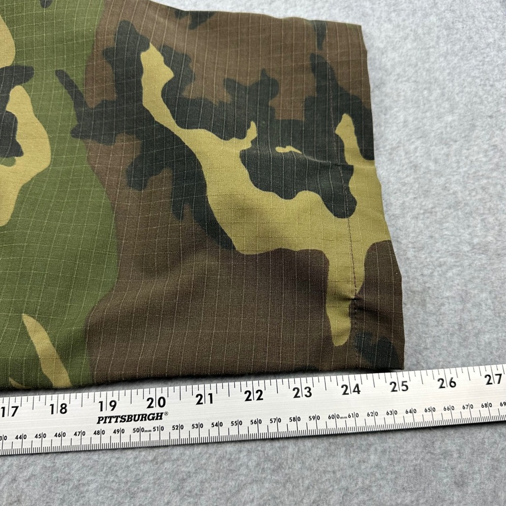 Woodland Camo Ripstop Cargo Pants Mens XL Regular Green Brown Tactical - Picture 8 of 8